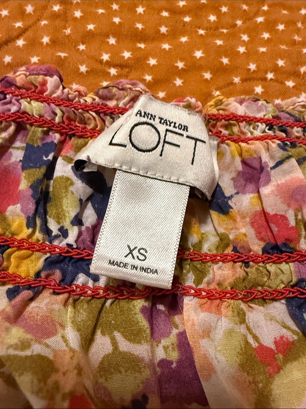 LOFT Floral Ruffled Sleeveless Top in Pink, Yellow, Purple, Navy - Picture 2 of 5